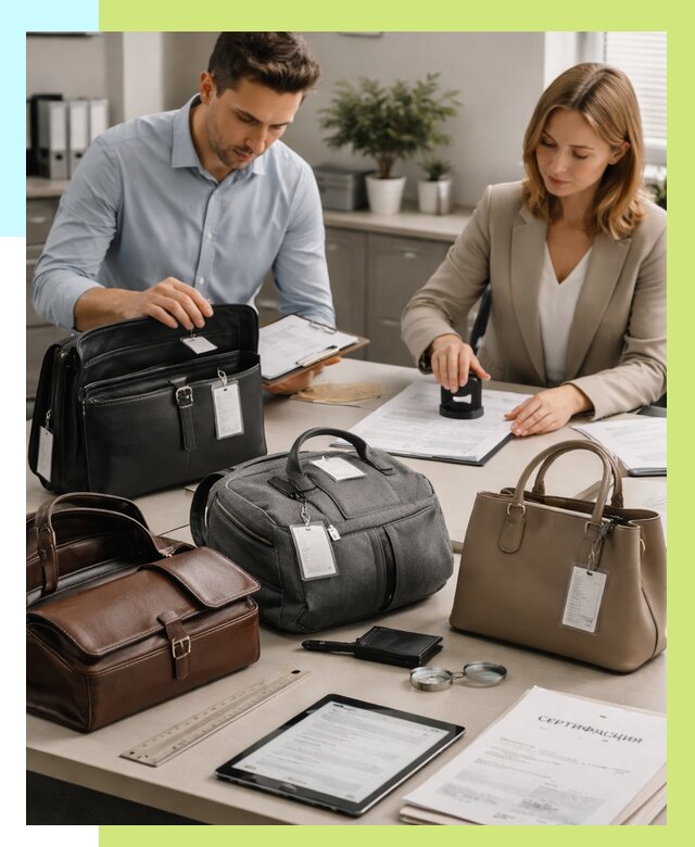 Сертификация сумок в Снежинске от 7794 руб. | Алешин-Снж