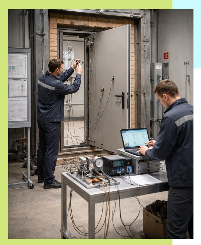 Сертификация противопожарных дверей в Снежинске по ГОСТ и ТР