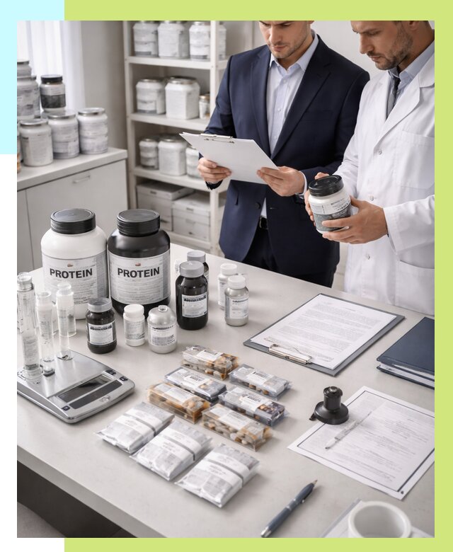 Сертификация спортивного питания в Снежинске от 15588 р., Алешин-Снж