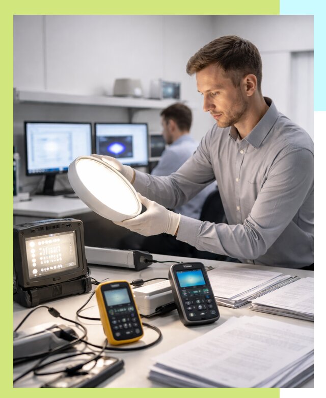 Сертификация светильников в Снежинске: испытания и оформление