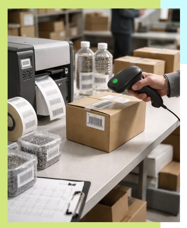 Штрихкодирование продукции и маркировка для продажи в Снежинске