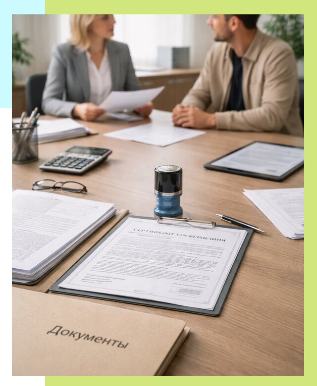 Сертификат соответствия на продукцию в Снежинске от 15588 р.|Алешин-Снж