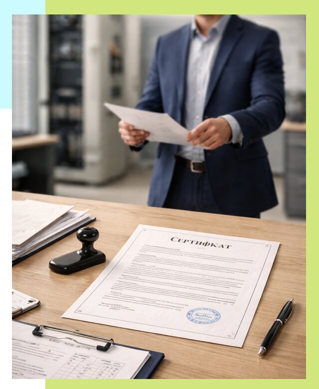 Сертификат на оборудование в Снежинске от 15588 р. | Алешин-Снж