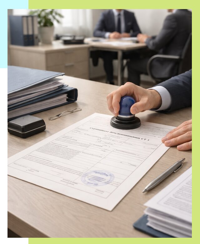 Сертификат происхождения СТ 1 в Снежинске от 4676 р. | Алешин-Снж