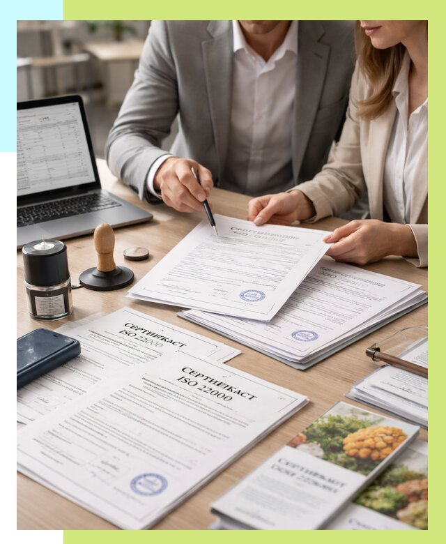 Сертификат ISO 22000 в Снежинске от 41568 р. под ключ | Алешин-Снж